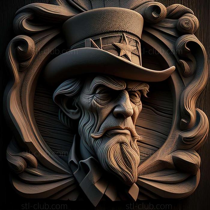 3D model uncle sam (STL)